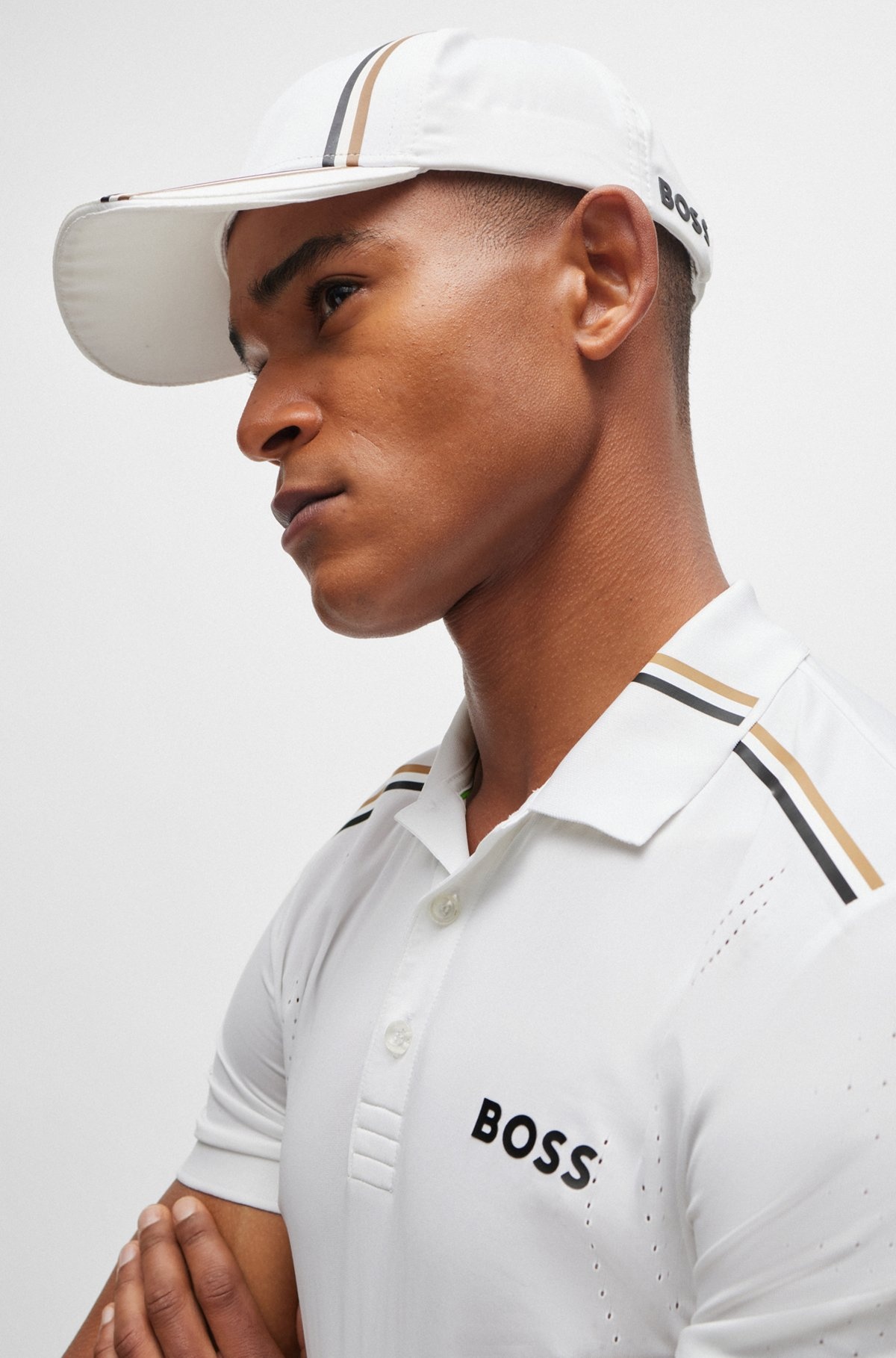 BOSS X MATTEO BERRETTINI WATER-REPELLENT TWILL CAP - 4