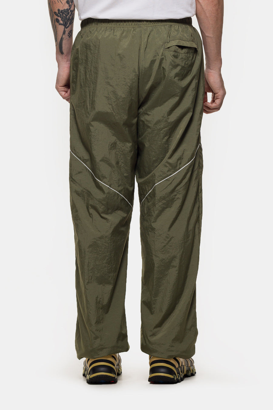 Brooklyn Draft Pant in Medium Olive/Sail/Sail - 3
