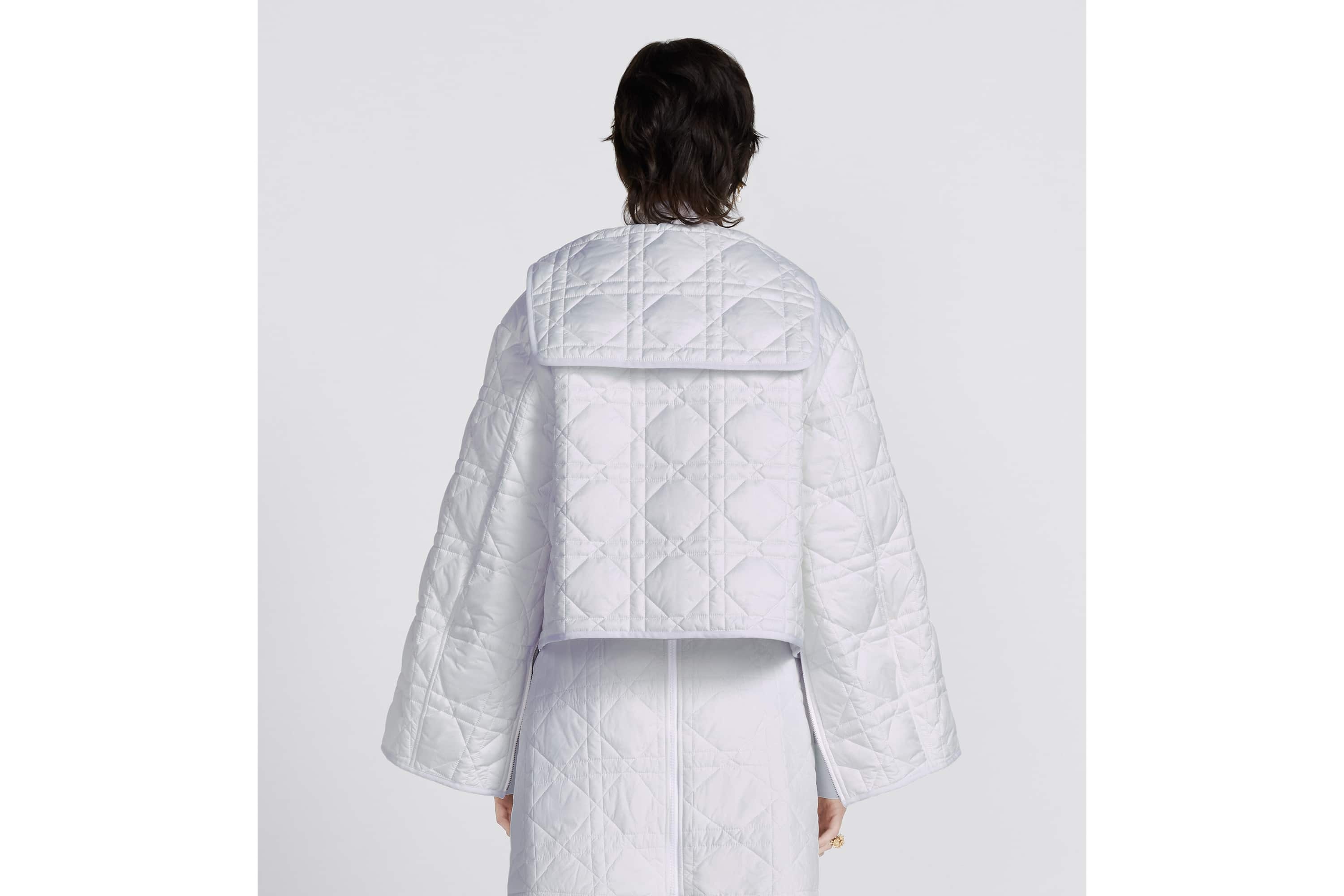 Cropped Macrocannage Peacoat - 6