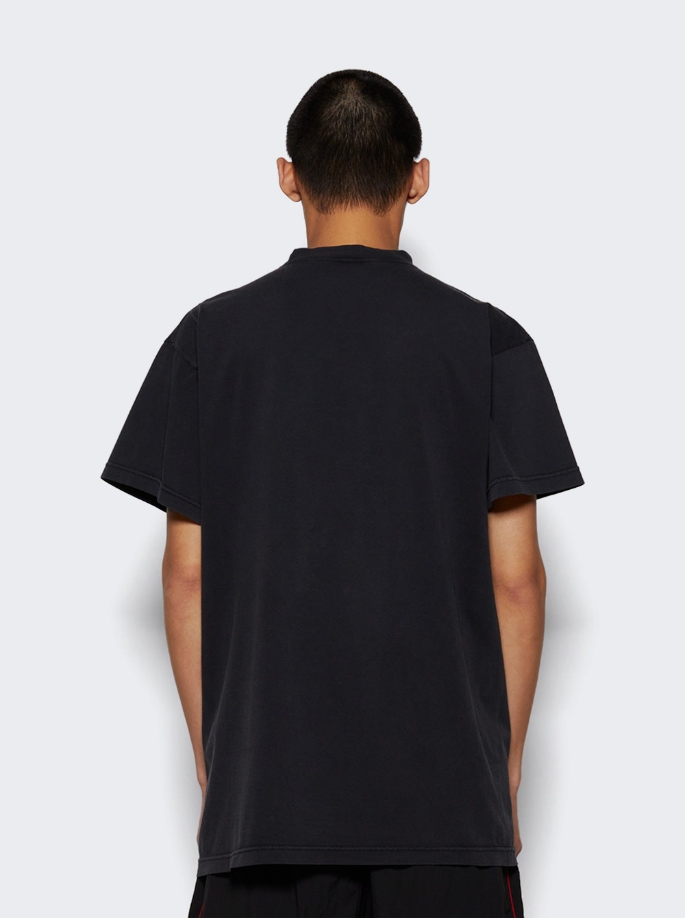 Oversized Tee Faded Washed Black - 4