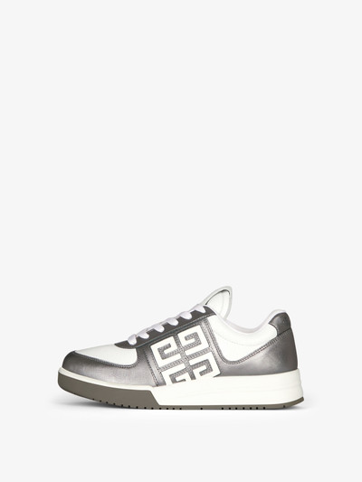 Givenchy G4 SNEAKERS IN LAMINATED LEATHER outlook