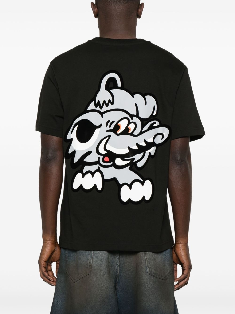 x Verdy flocked-logo T-shirt - 3