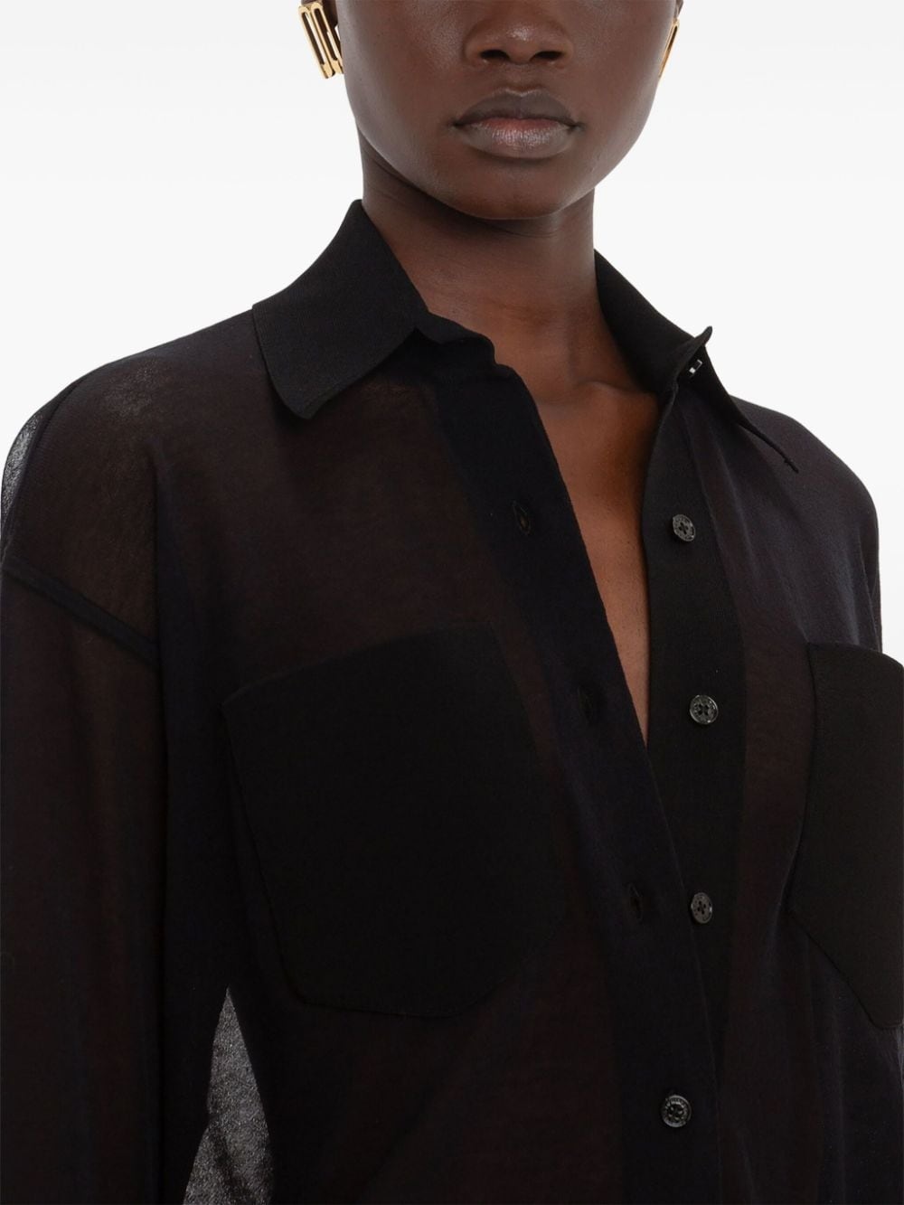pocket-detail shirt - 6