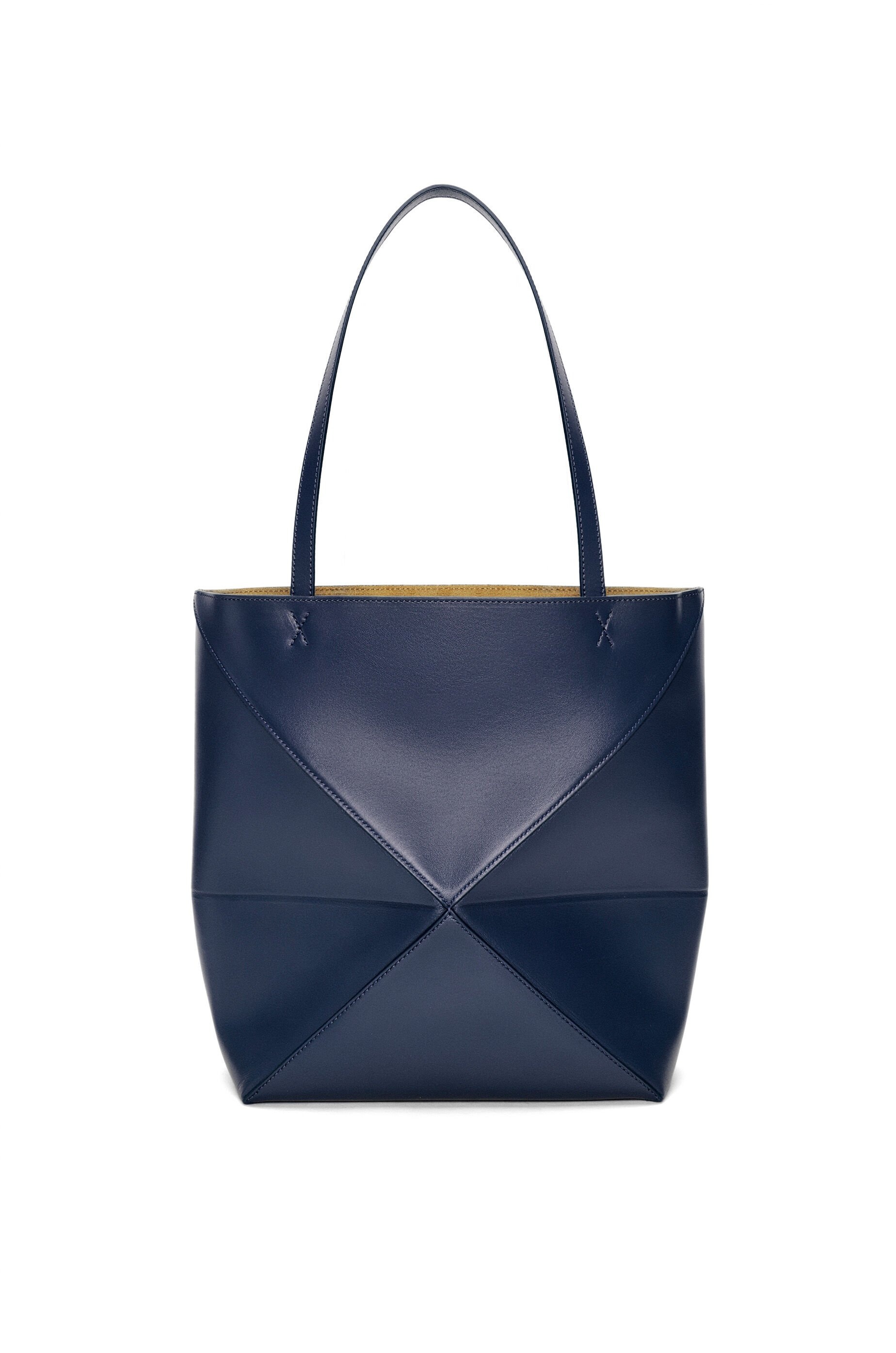 Puzzle Fold Tote in shiny calfskin - 6