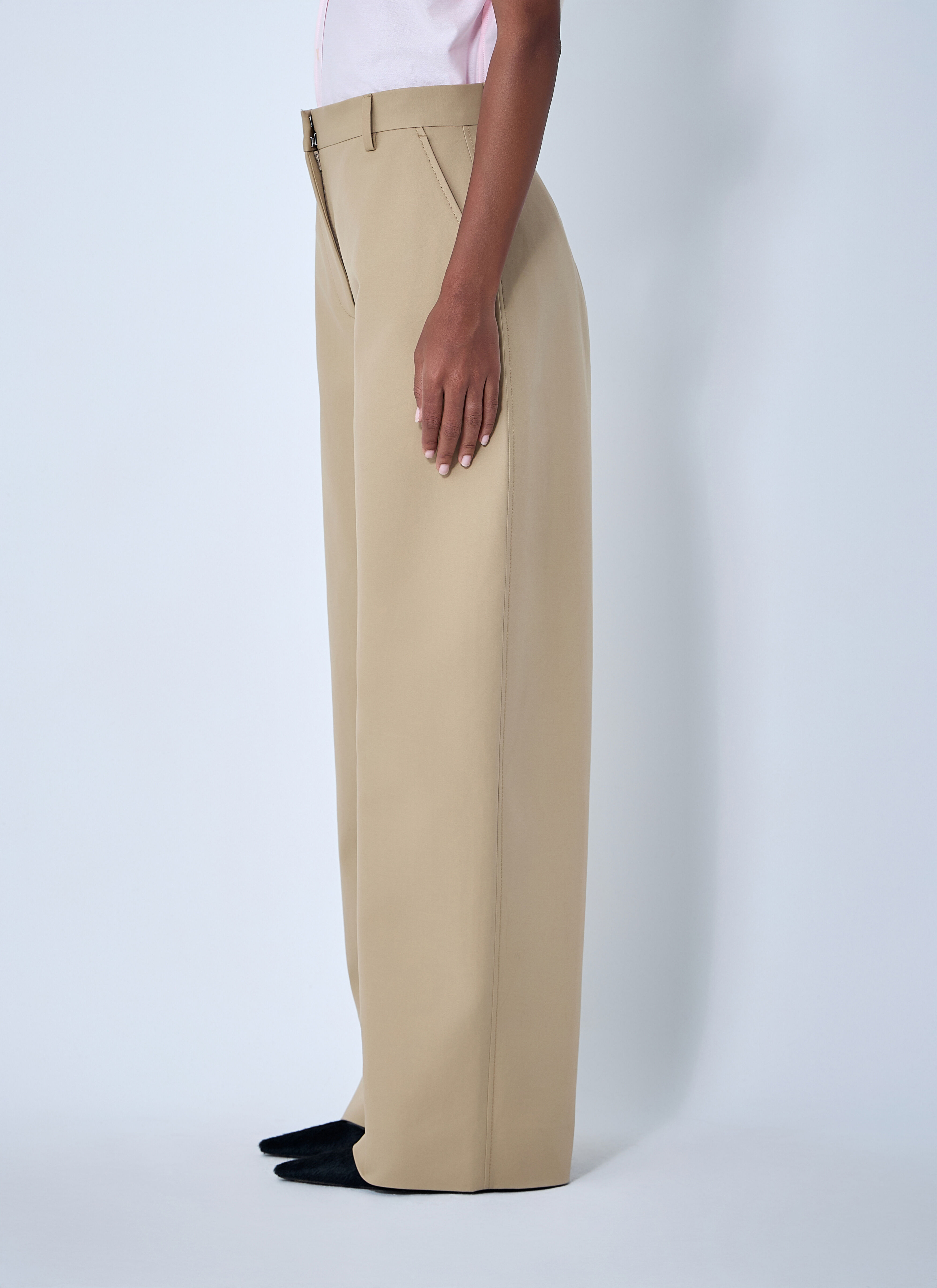 Tailored Satin Pants - 3