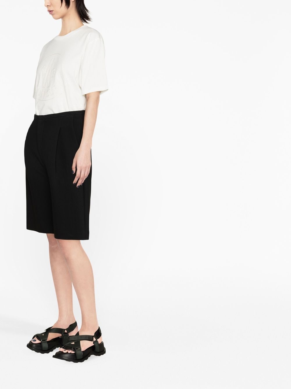 logo-embroidered T-shirt - 3
