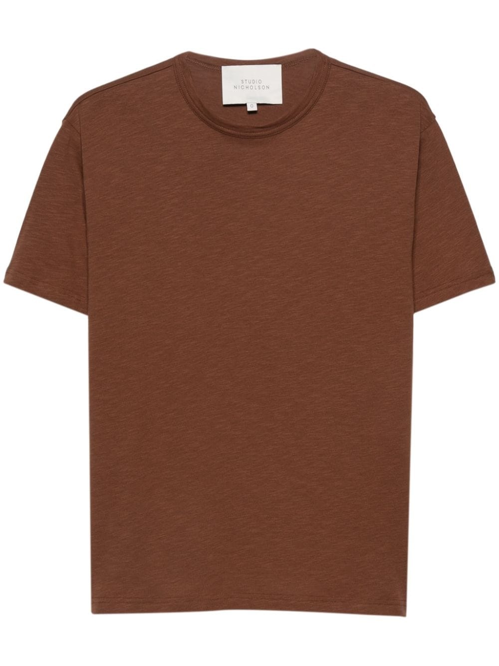 short-sleeve cotton T-shirt - 1