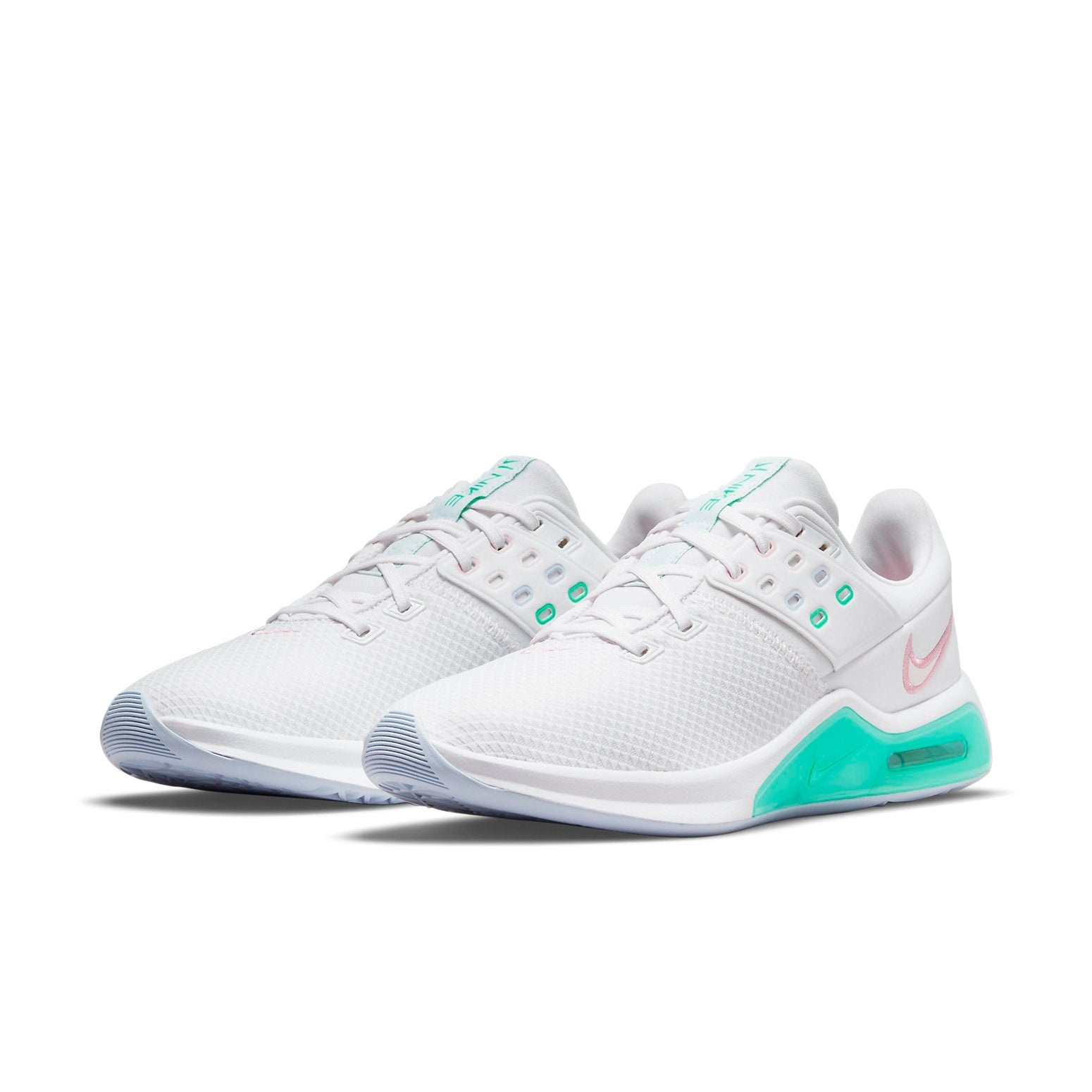 (WMNS) Nike Air Max Bella TR Trainer 4 Low-Top Training Shoes White/Green CW3398-105 - 3