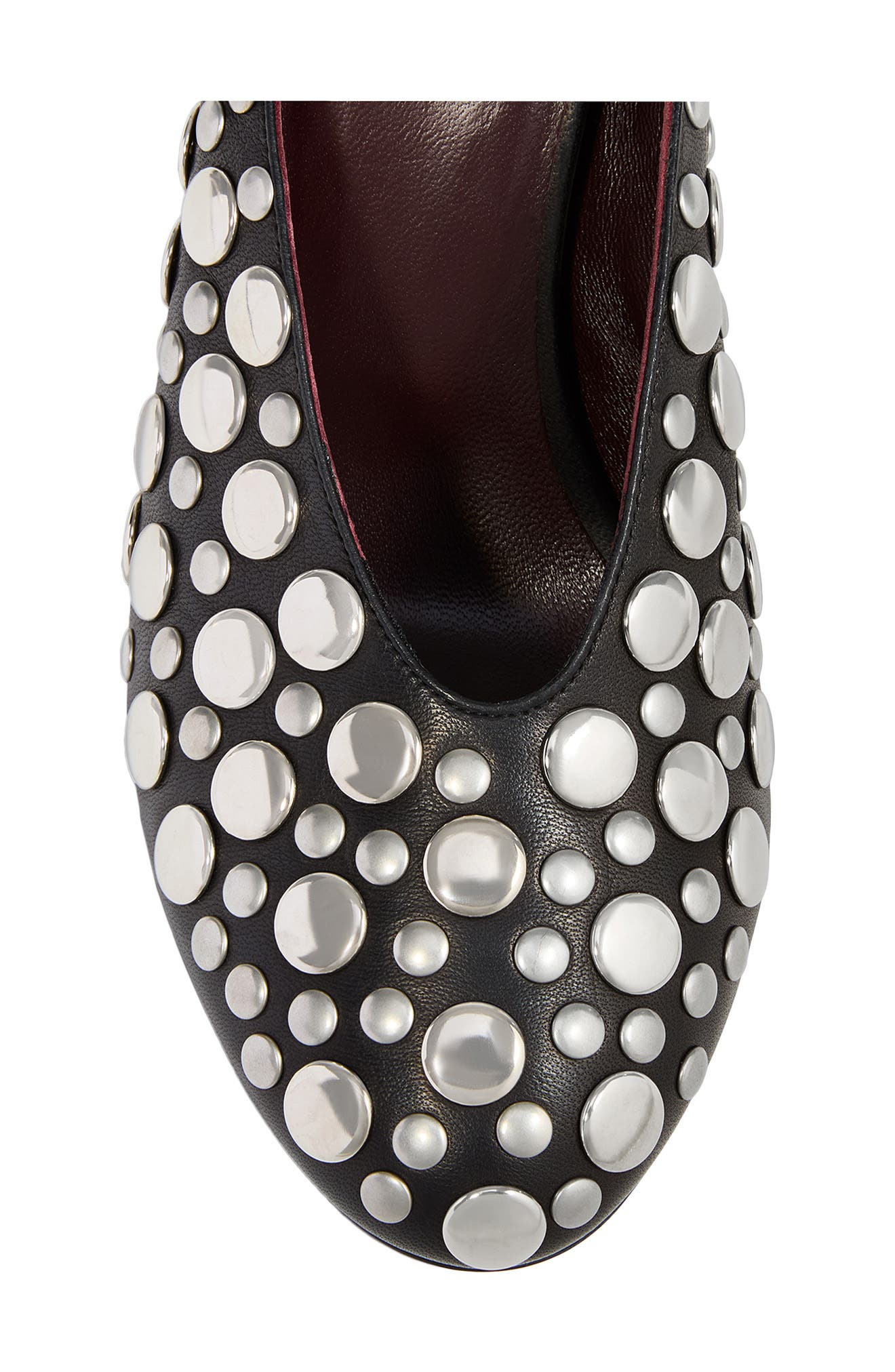 Khaite Cloak Studded Mule in 200 Black at Nordstrom - 4