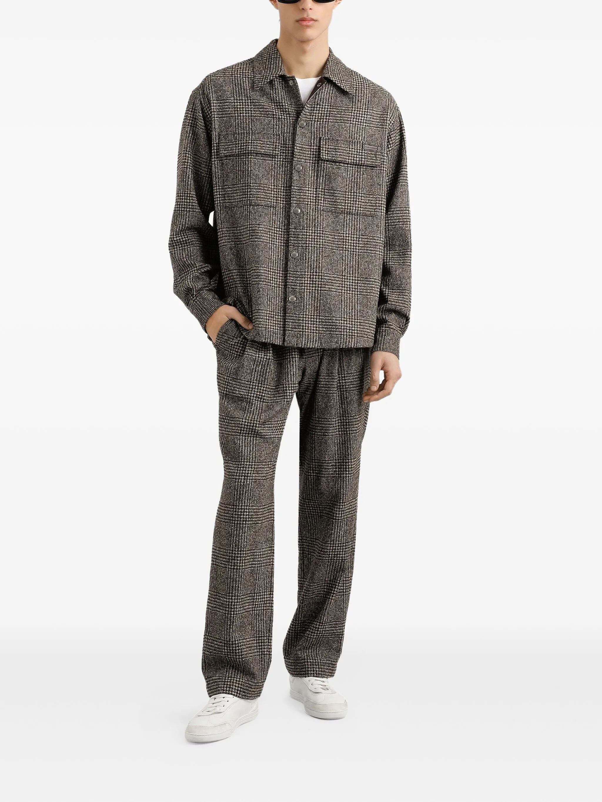 Dolce & Gabbana Check-pattern Pleated Trousers - 2