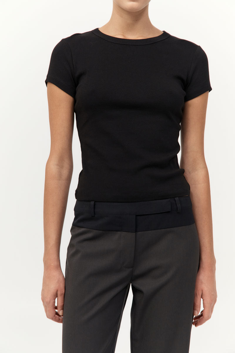 Organic Cotton Baby Tee - Jet Black - 3