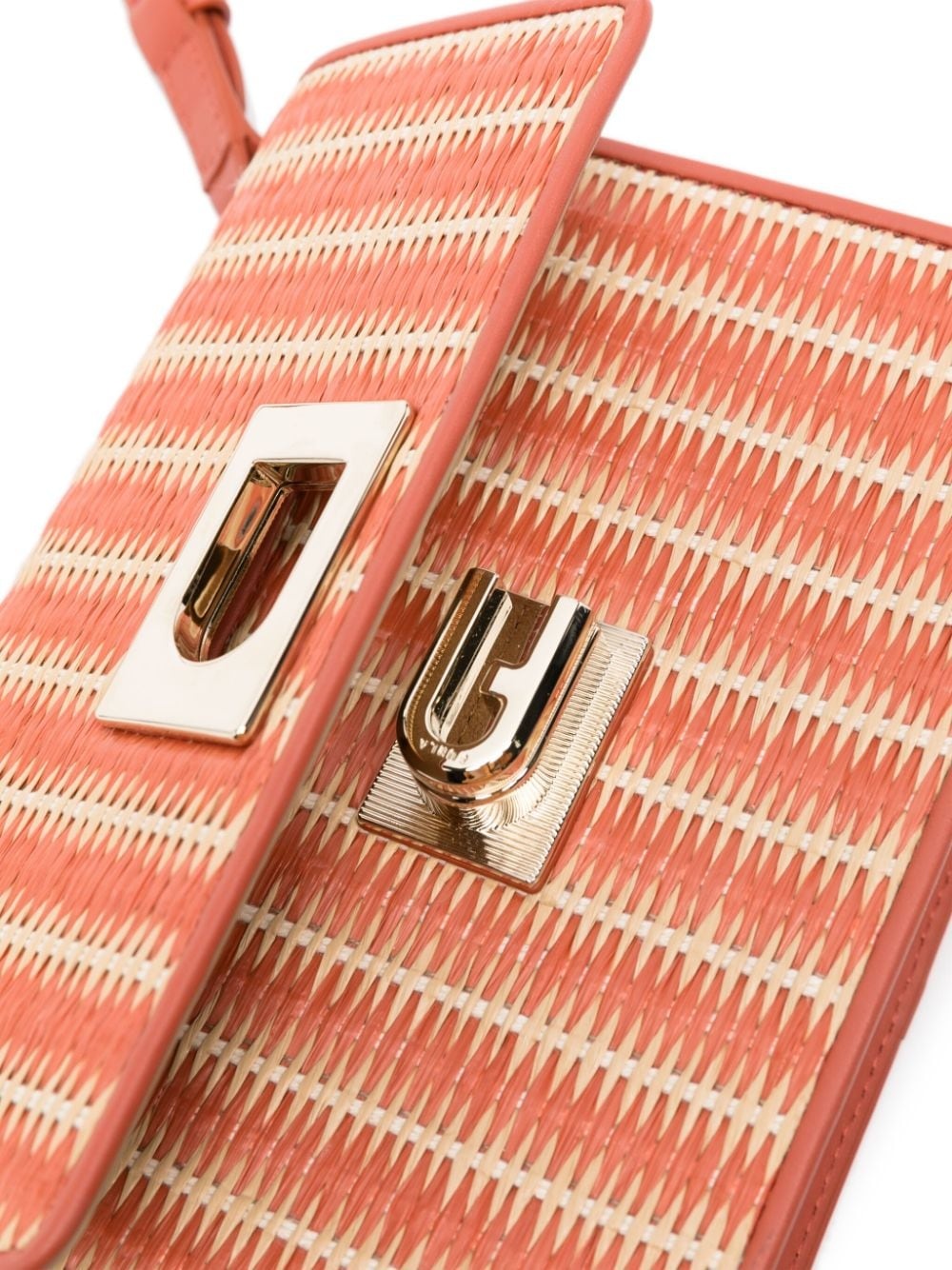 1927 raffia shoulder bag - 4