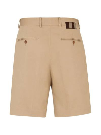 FENDI logo-patch Bermuda shorts outlook