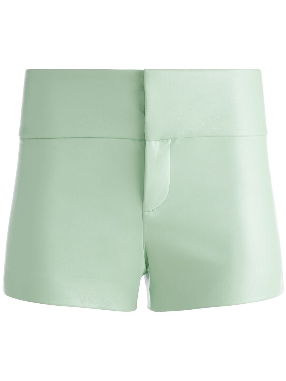 Olivia faux-leather shorts - 1
