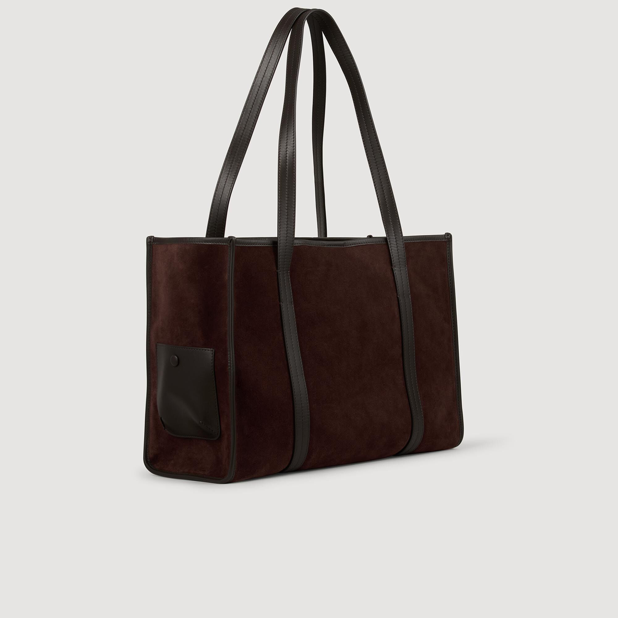 SOFT SUEDE SHOPPING BAG - 2
