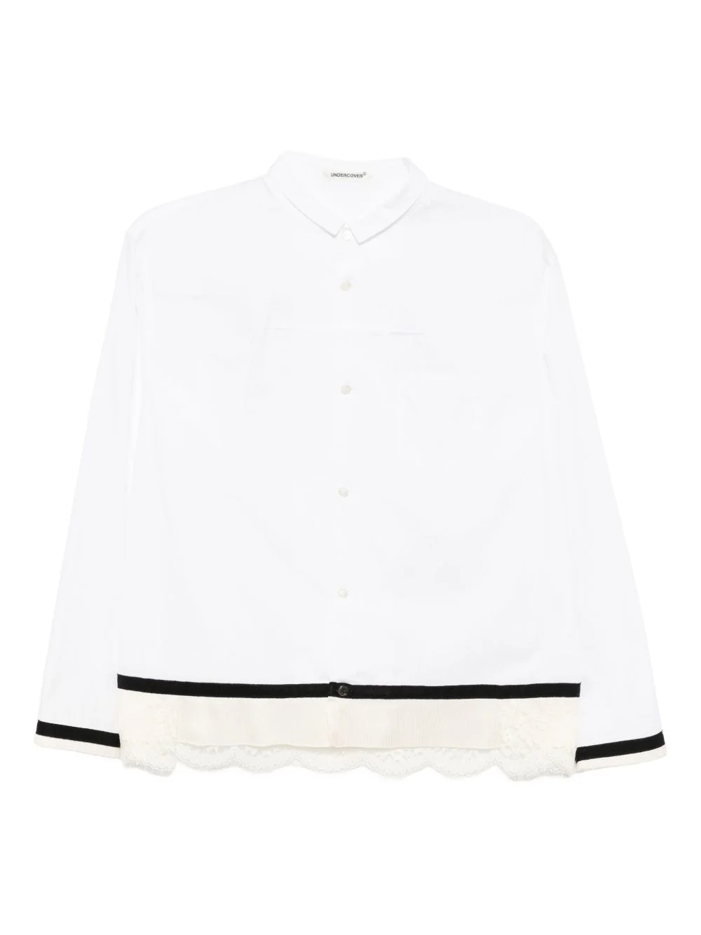 pleated cotton shirt - 1
