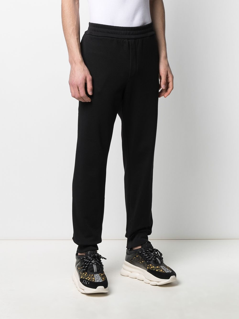 logo-patch track pants - 4