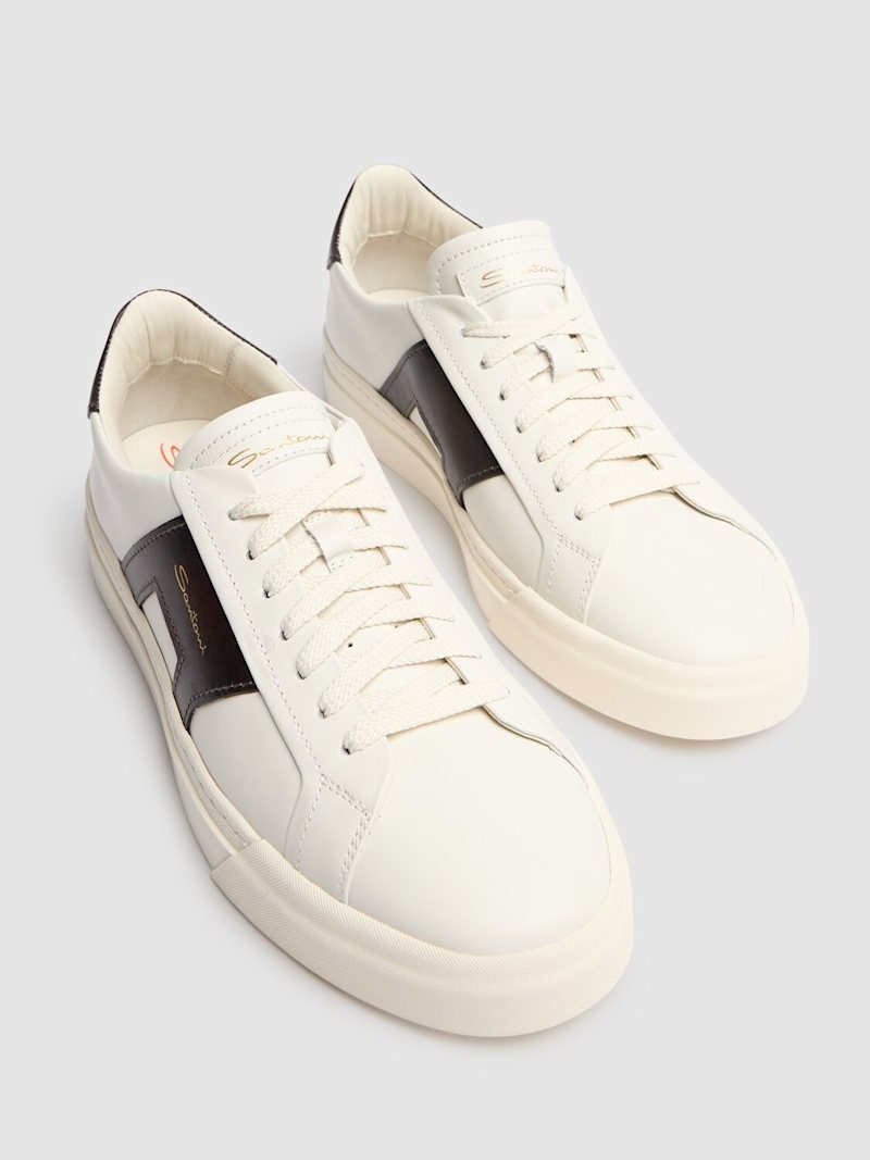 Low top leather sneakers - 2