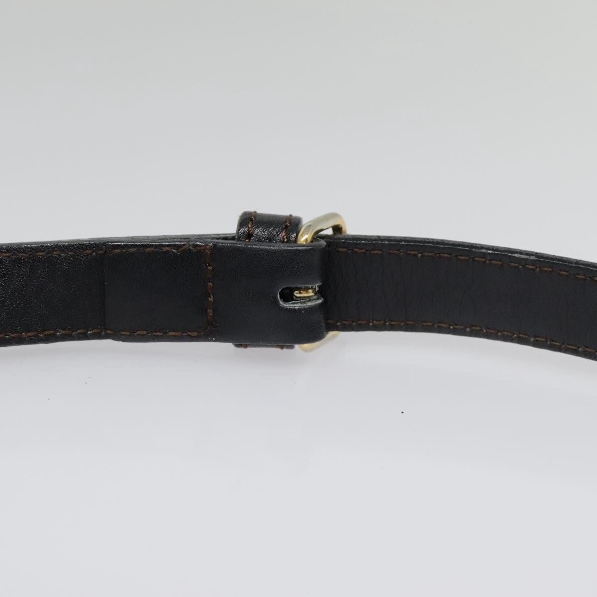 Burberry Shoulder Bag Canvas Gold Black - 8