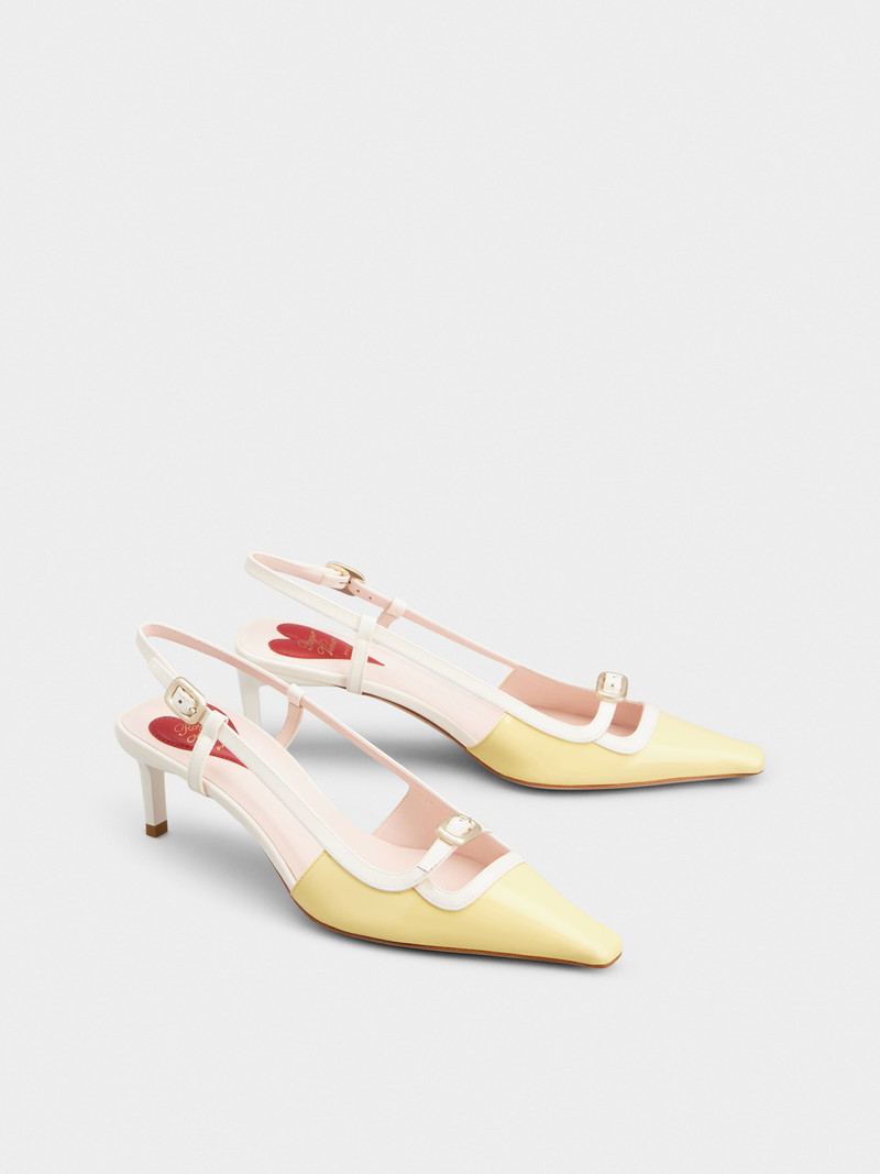 Roger Vivier Viv’ Canard Slingback Pumps in Patent Leather outlook