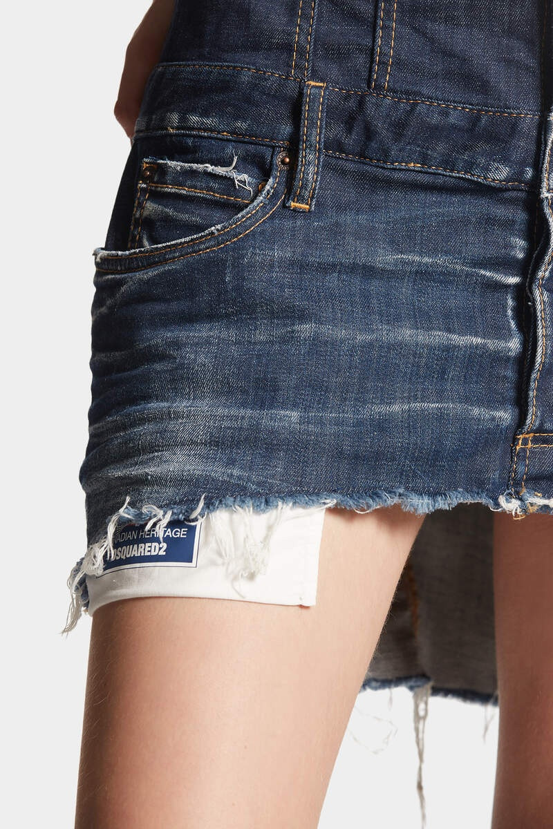 DARK CLEAN WASH DENIM DRESS 7