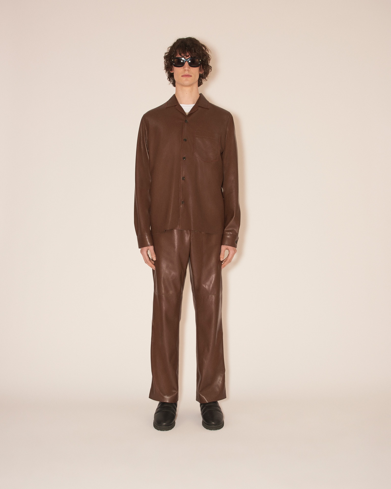 DUCO - Long sleeve shirt - Dark brown - 3