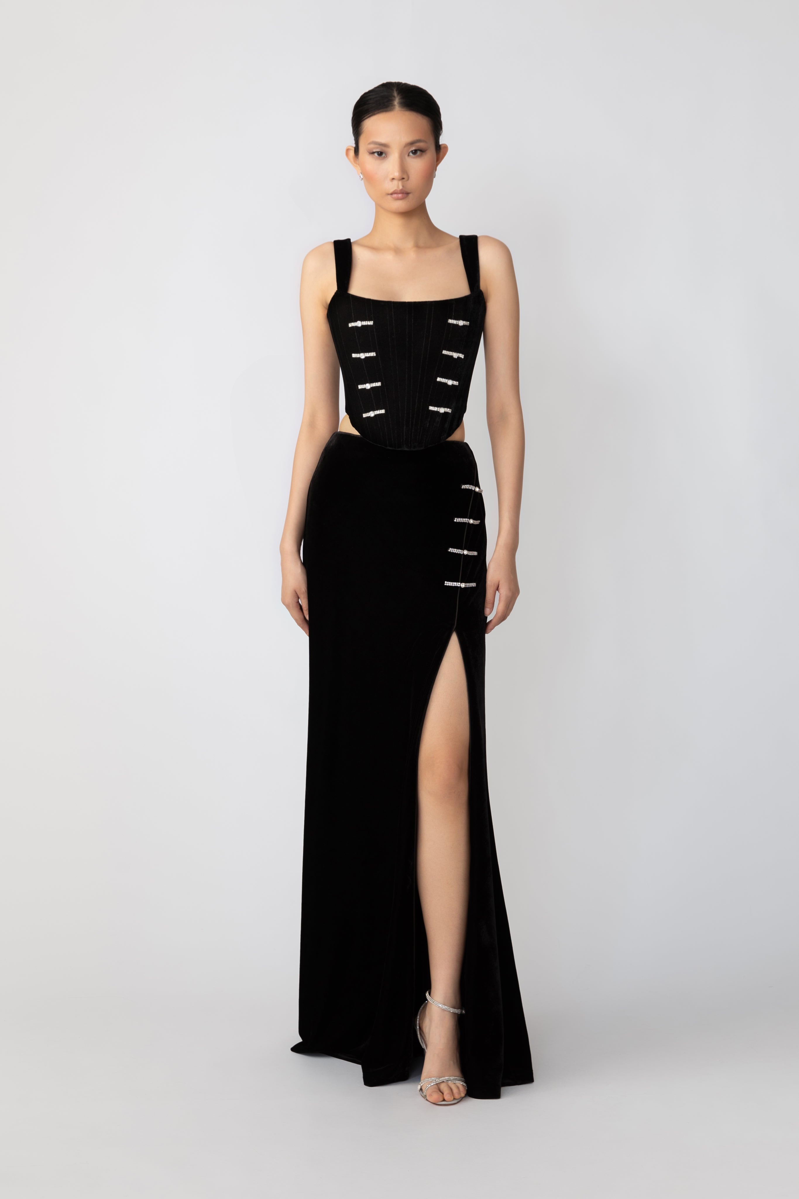 VENUS VELVET SKIRT - 4