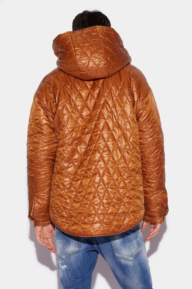 DSQUARED2 QUILT HOODED SHIRT outlook