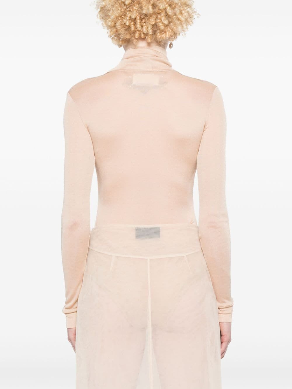 Maison Margiela Women Body Collo Alto Semitrasparente - 3