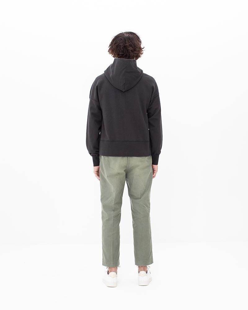 COURT HOODIE F.Z. (C/WS) BLACK - 3