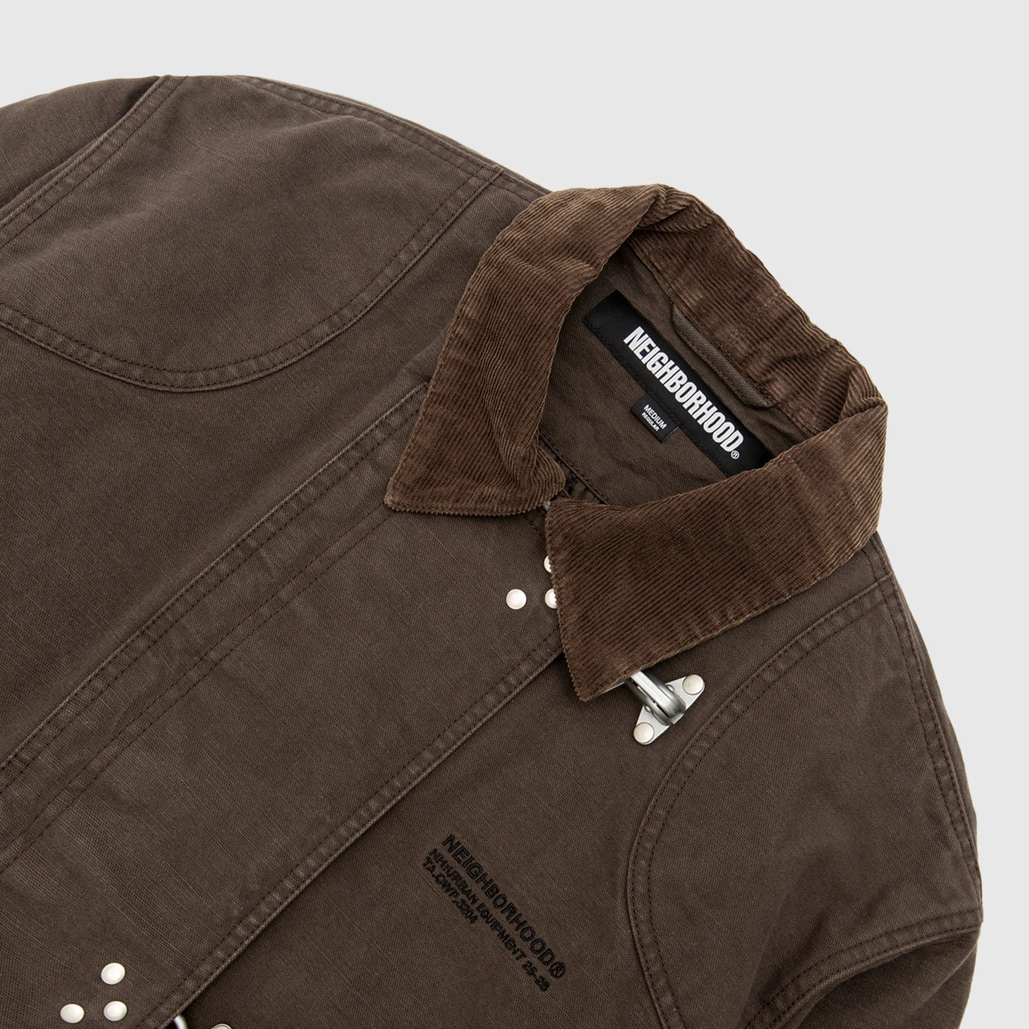 NEIGHBORHOOD FIREMAN JACKET - 252AQNH-JKM02-BRWN | REVERSIBLE