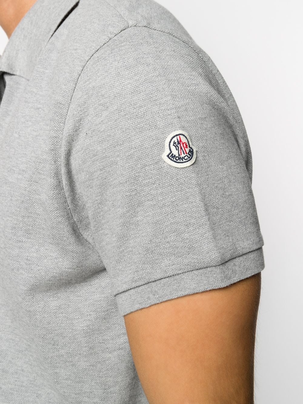 embroidered logo short-sleeved polo shirt - 5