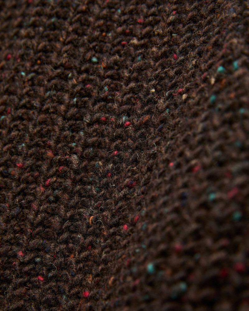 HOWLIN' "Taste Of The Future" Wool Knit Sweater in Mystery Brown outlook