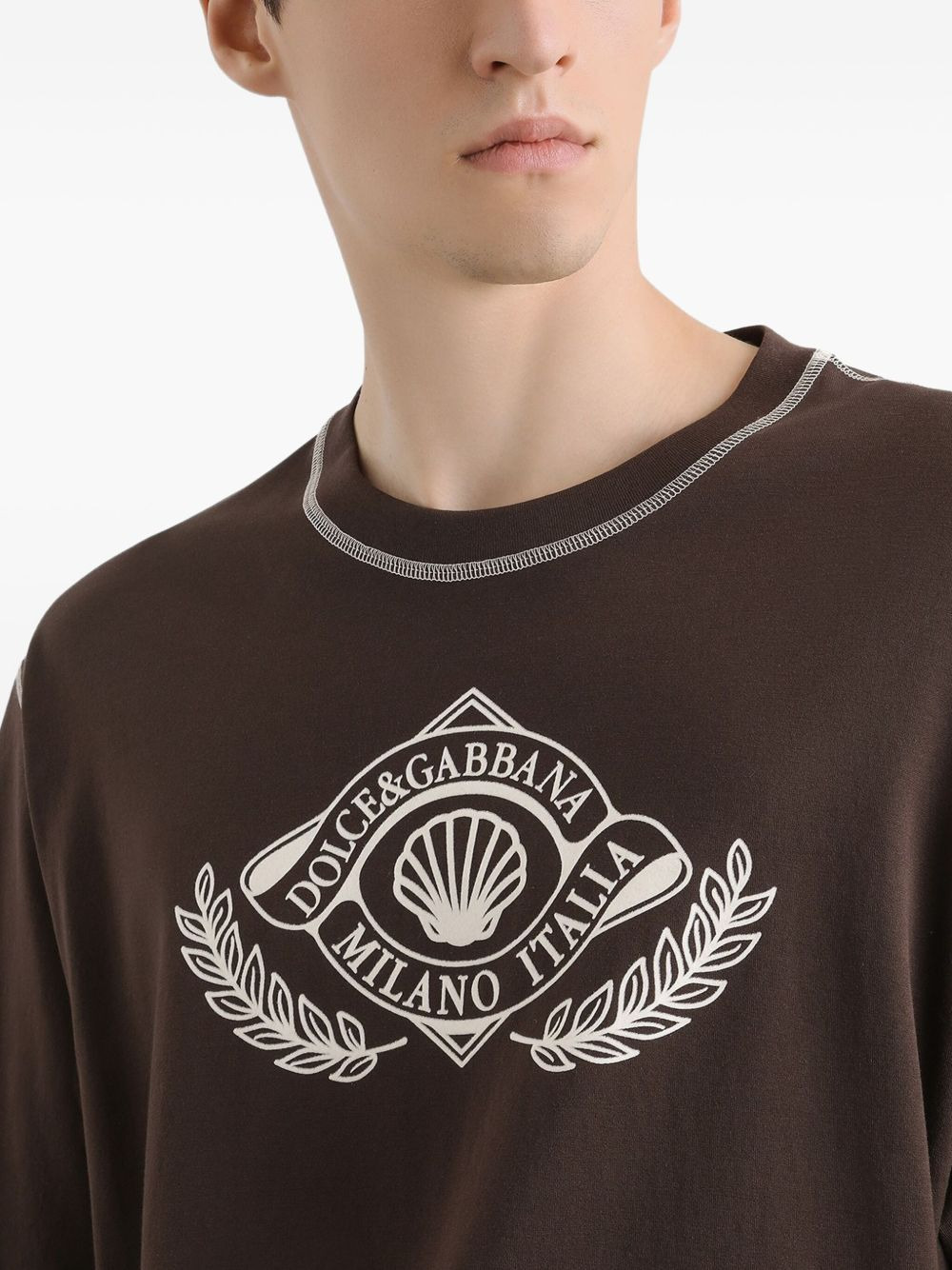 logo-stamp T-shirt - 4