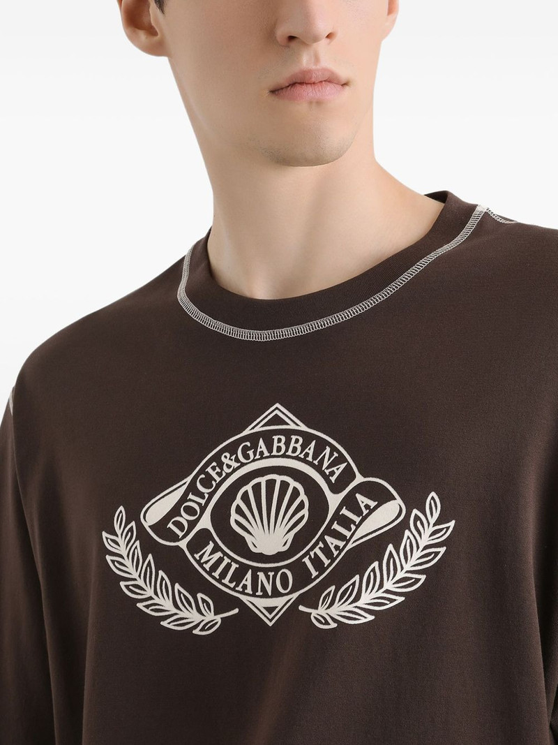 logo-stamp T-shirt 4