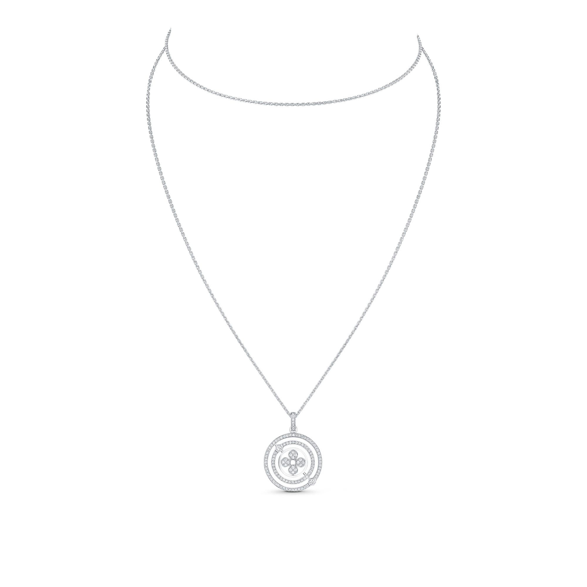 Idylle Blossom Medallion, White Gold And Diamonds - 3