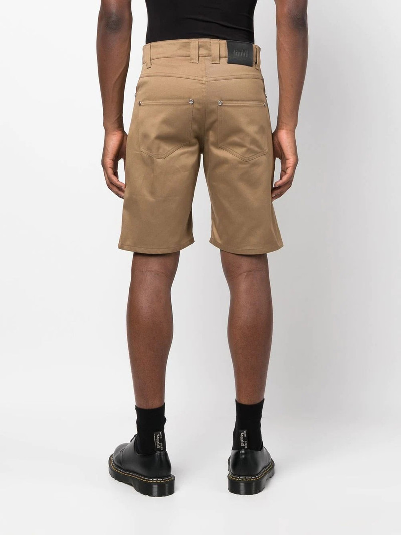 double-zip Bermuda shorts 4