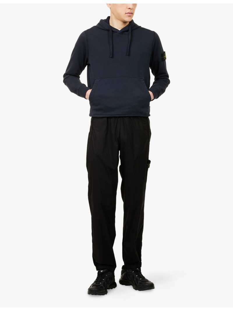 Stone Island Brand-Badge Relaxed-Fit Cotton Hoody outlook