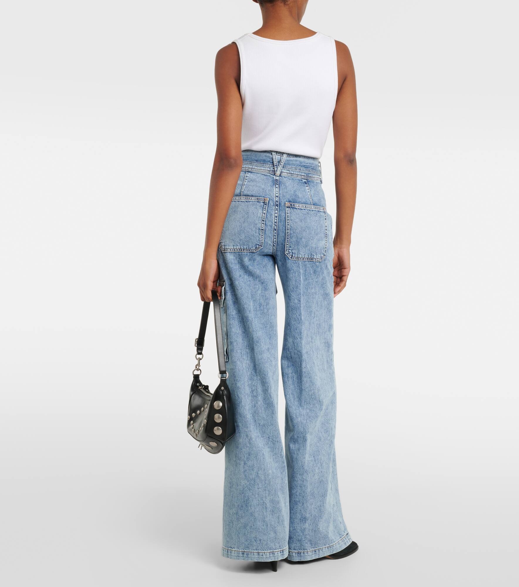 Belisa high-rise cargo jeans - 3