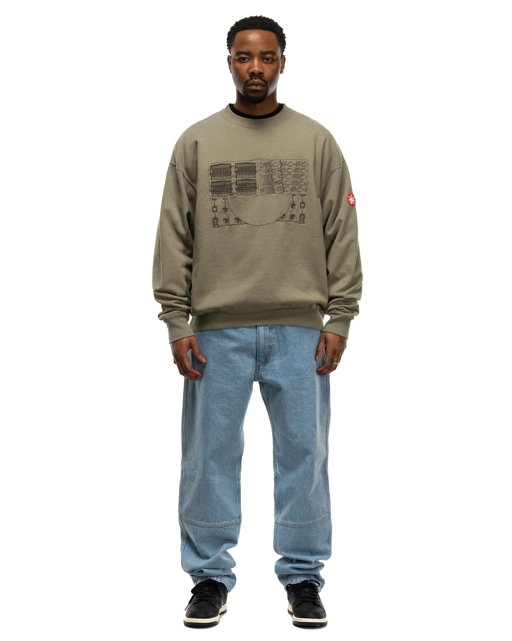 NOT IDENTICAL TO CREWNECK OLIVE - 2