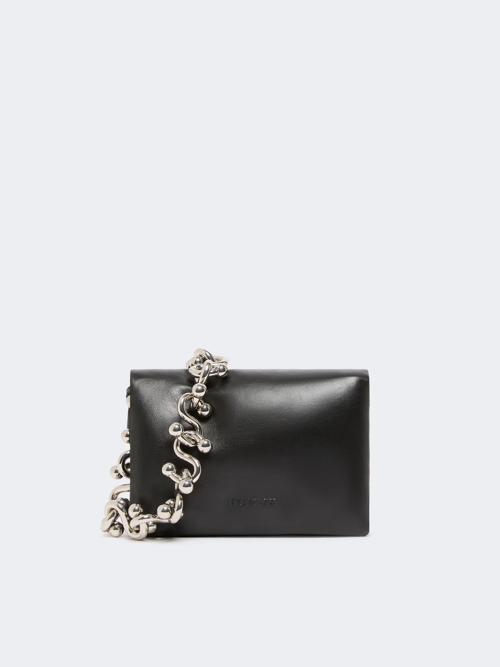 SOFFYMINI Padded Nappa leather mini Soffy bag - BLACK - 1