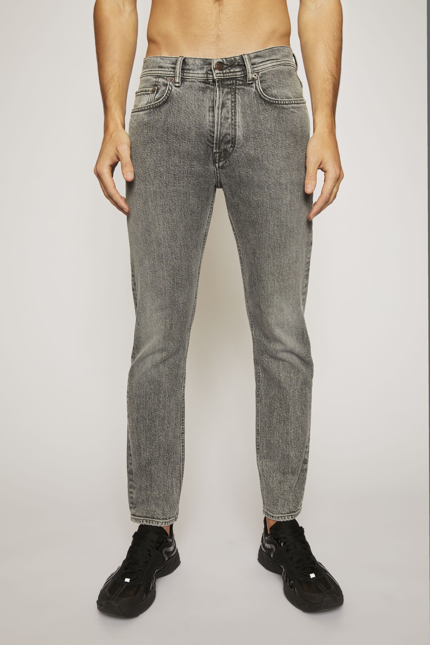 Slim tapered fit jeans grey - 2