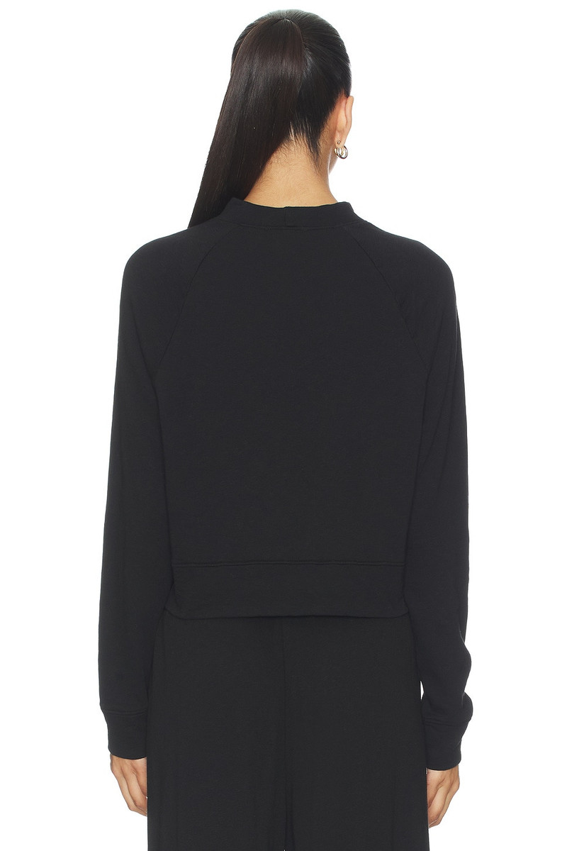 JAMES PERSE Cropped Mock Neck Sweater outlook