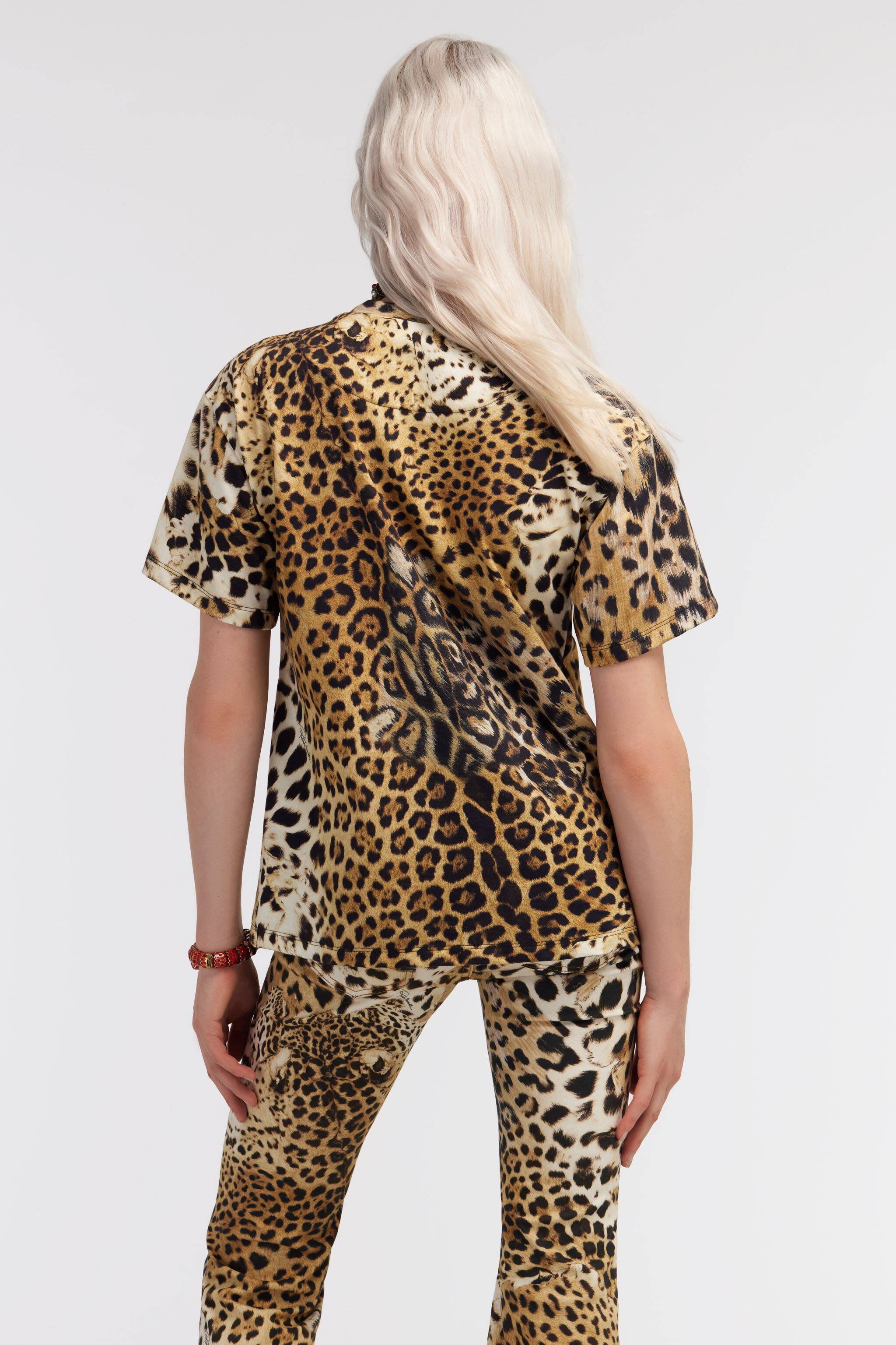 T-shirt with Jaguar Skin print - 4