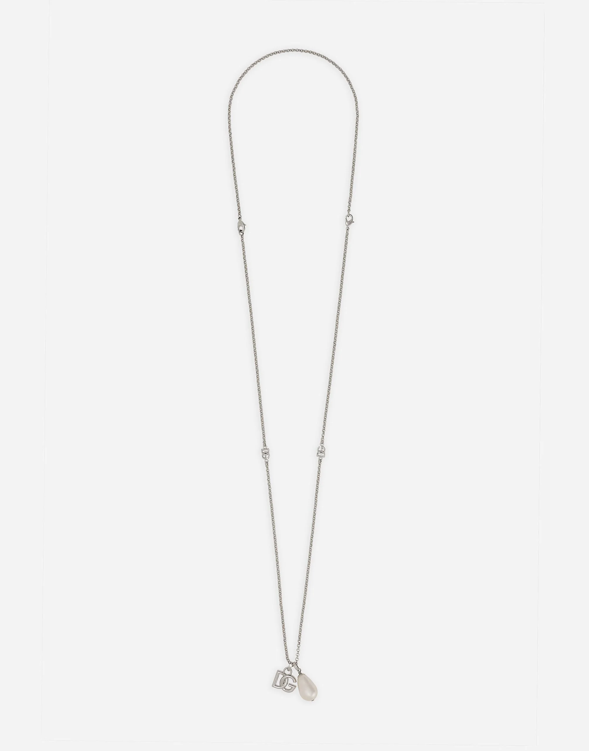 Teardrop necklace with DG logo - 1