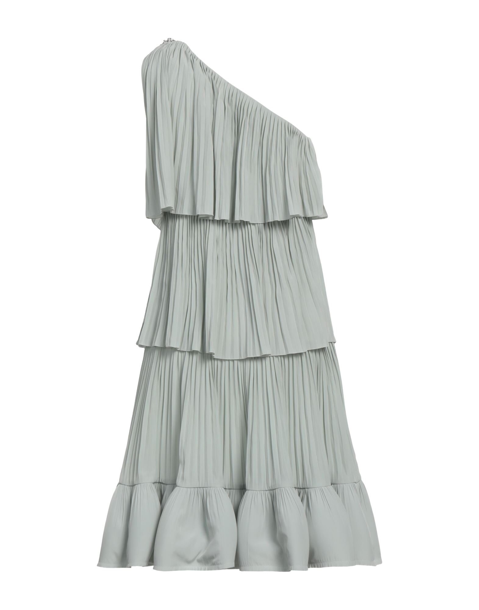 Sage green Women's One-shoulder Dress - 2