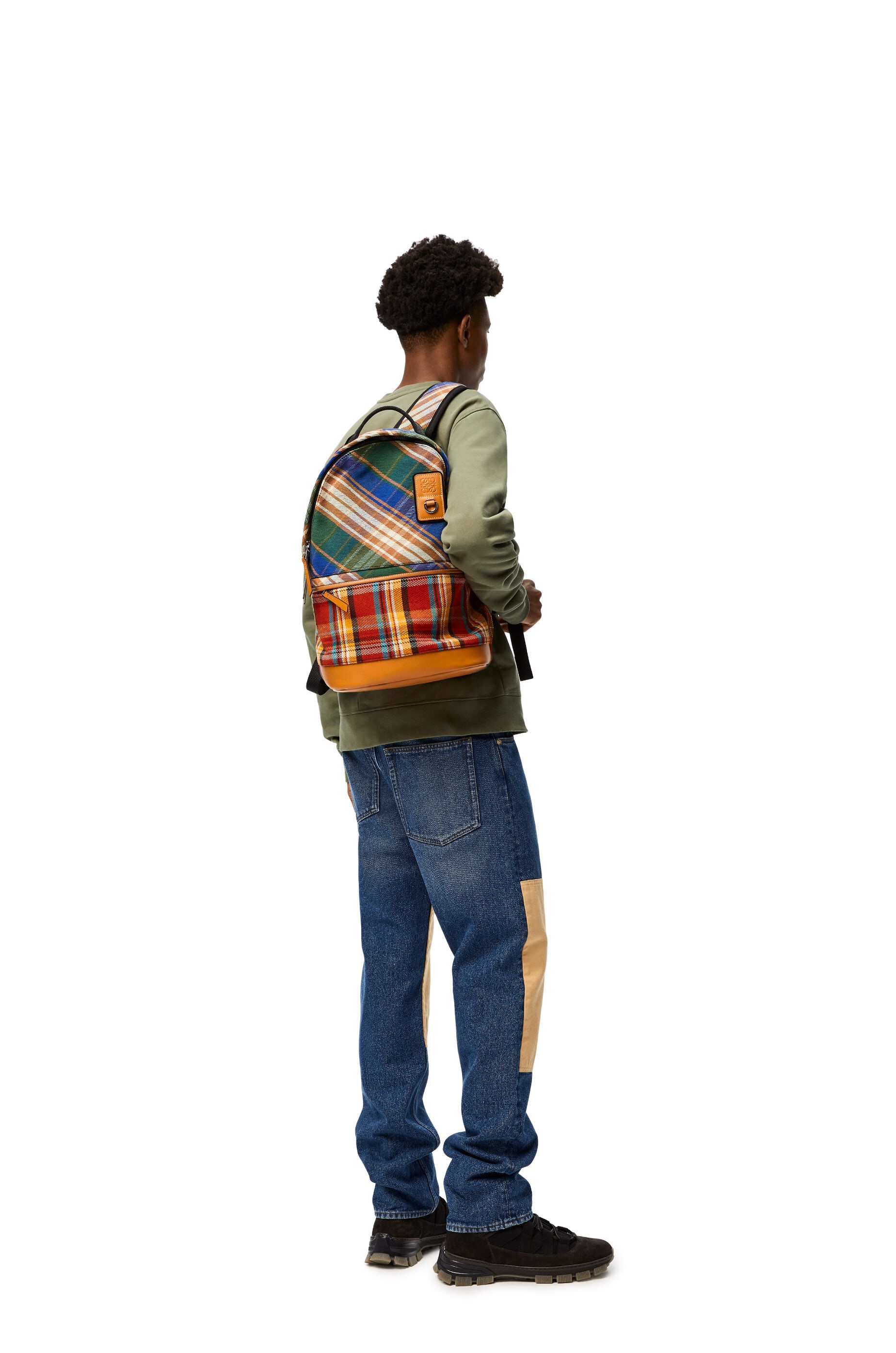 Small Backpack in tartan - 6