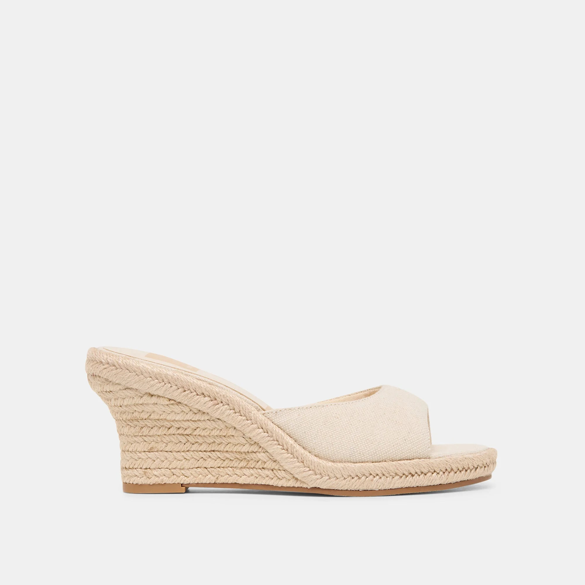 VAYA WEDGES ECRU LINEN - 1