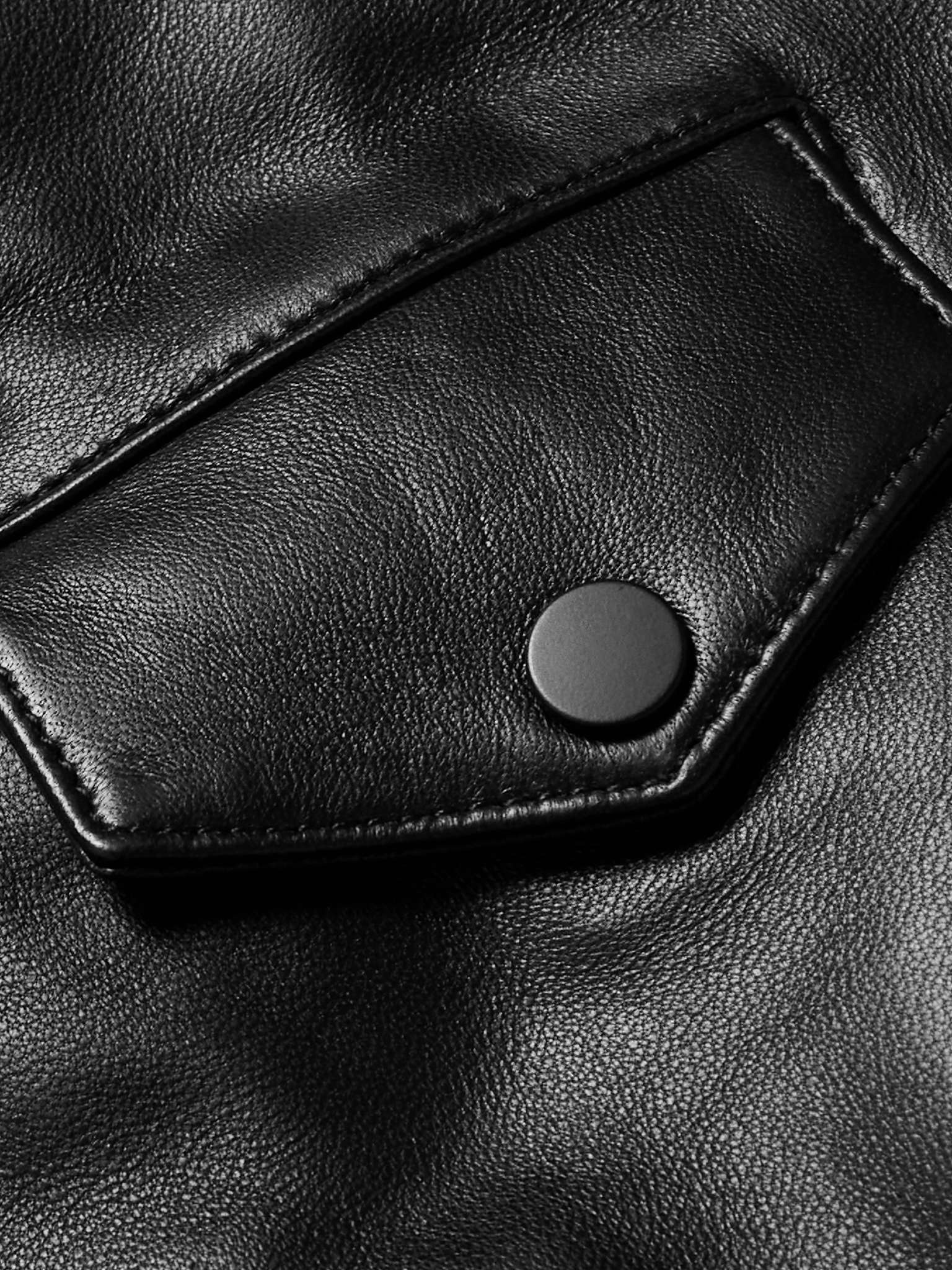 Leather Biker Jacket - 3