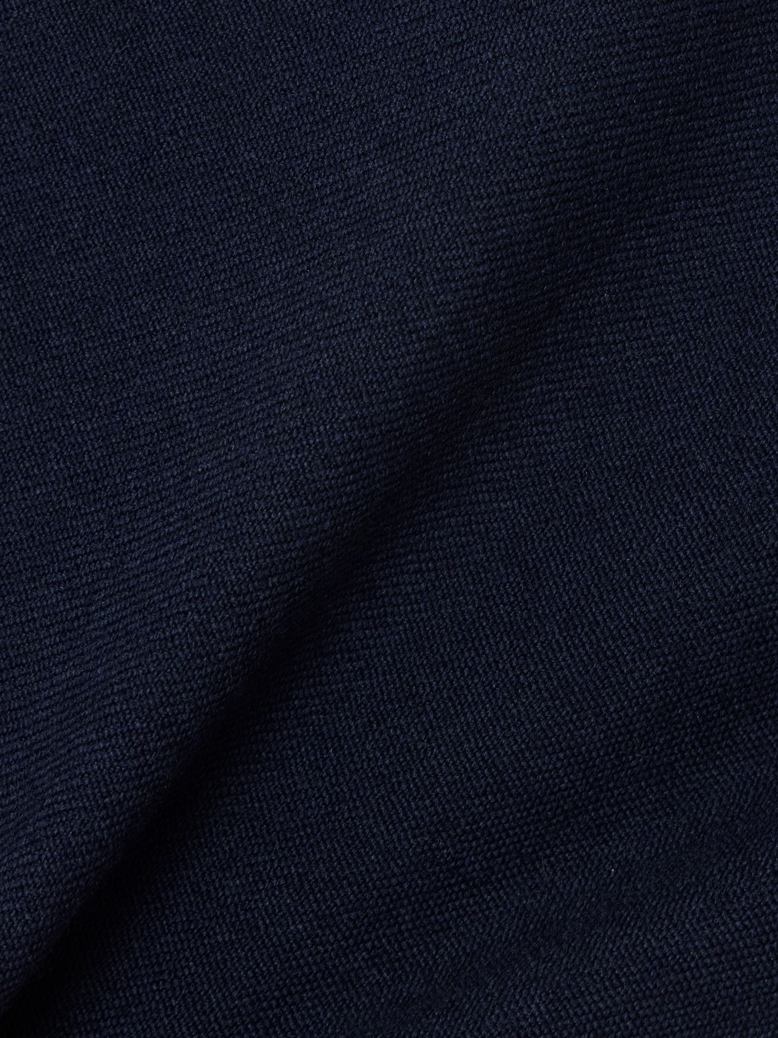 Jeanette wool-twill mini skirt Navy - 5